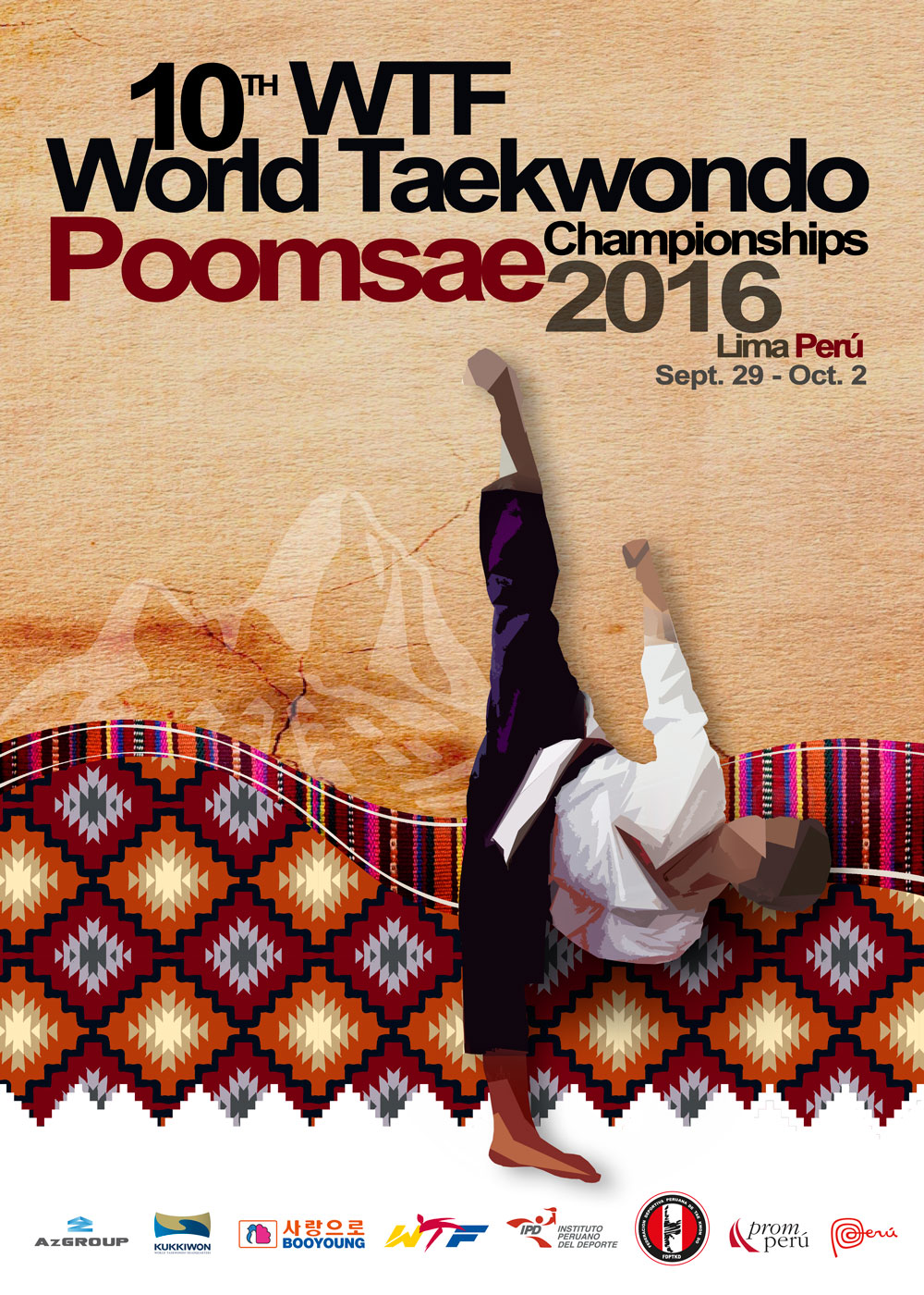 Poster of 10th World Taekwondo Poomsae Championships 2016