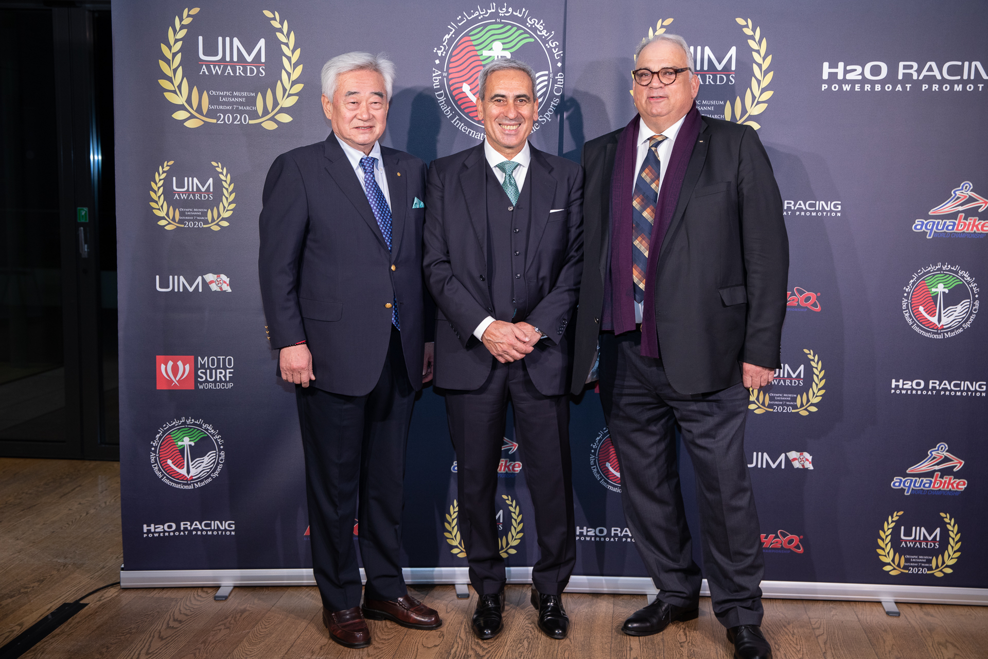 from left) Dr. Choue, Mr. Chiulli and Mr. Lalovic